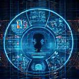 Healthcare team with AI monitor