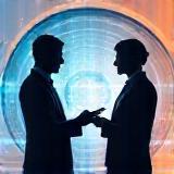 Business and AI consultant meeting